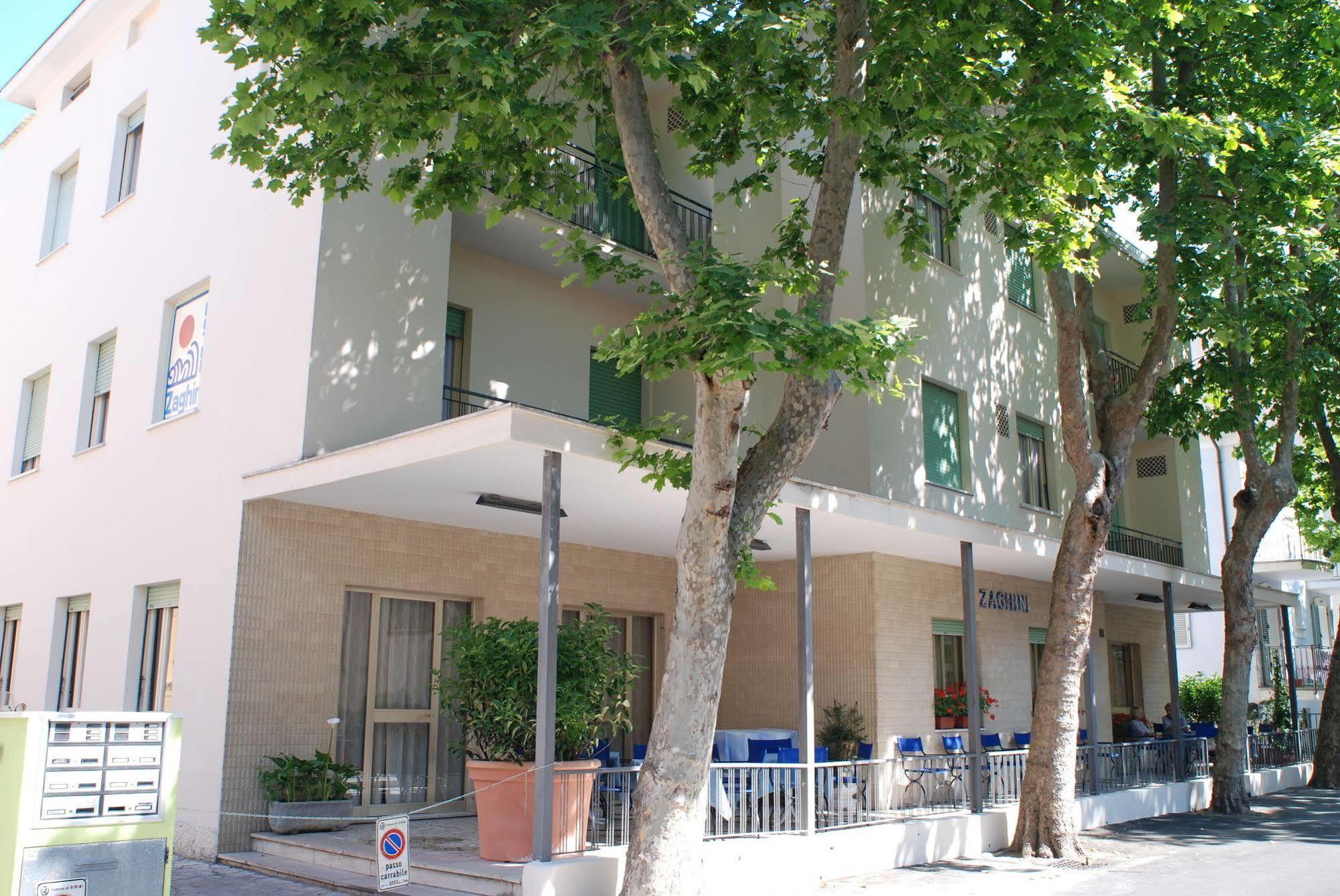 Hotel Zaghini Rimini Eksteriør billede