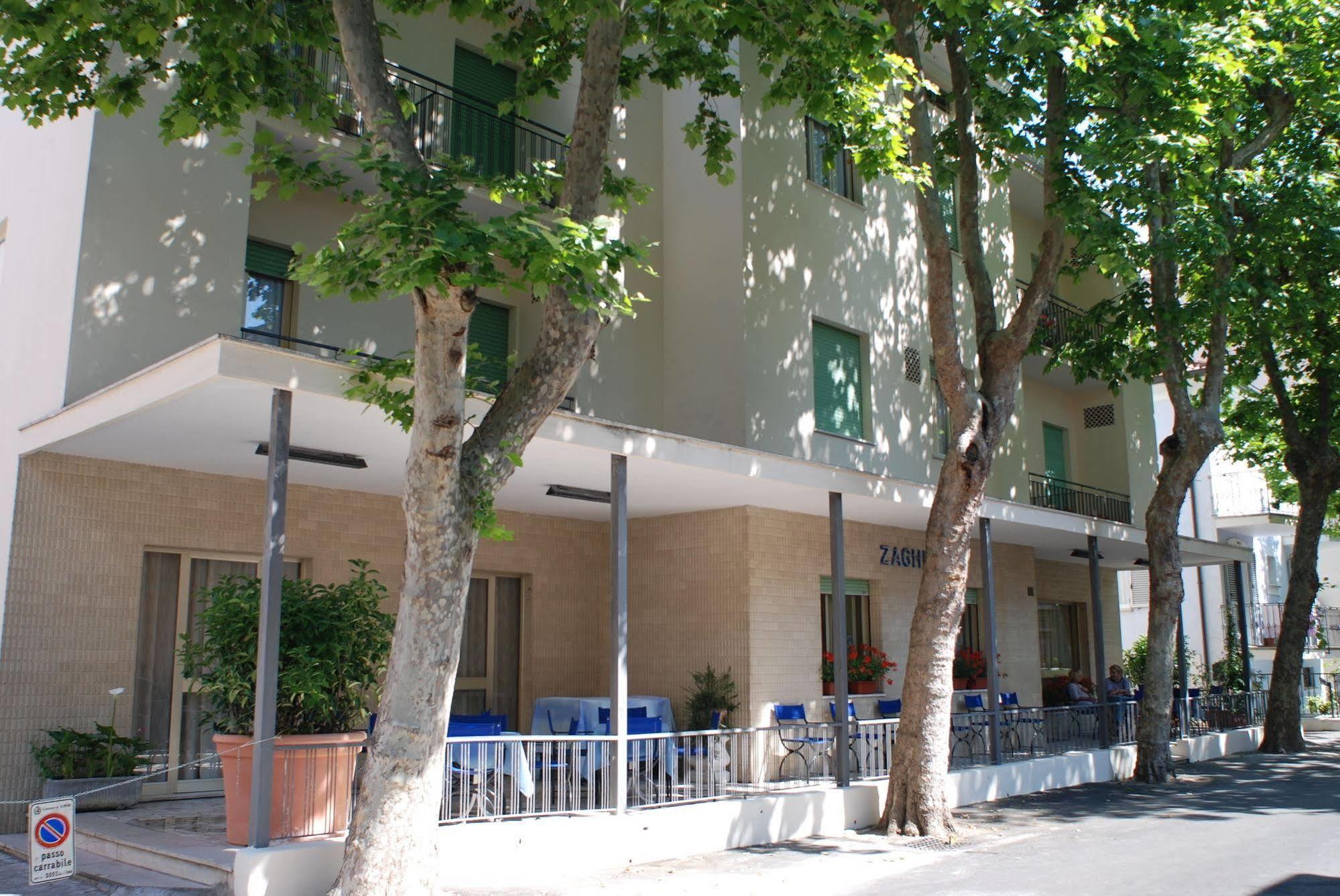 Hotel Zaghini Rimini Eksteriør billede